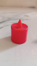 Electrical Candles Diya LED Tea Light, Diwali(1 Pc / Red) - dailyneed.life