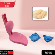 Puri Press & Dough Press Set Dumpling Dough Press Pastry Maker Mould Mold & Puri Press Maker High Quality Kitchen Product Use For Gujiya Making ( 3 Pcs Set ) - dailyneed.life