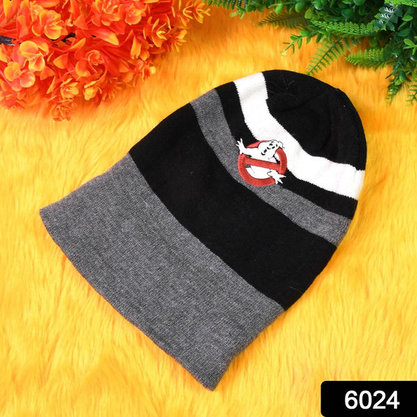 Cap for Winter Woolen Knitted Black Inside Fur Caps (1 Pc / Mix Design & Color) - dailyneed.life