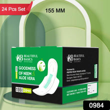 Sanitary Pantyliner with Neem & Aloe Vera, Ultra Thin, PH Balanced, Antibacterial (24 Pads, 155mm) - dailyneed.life