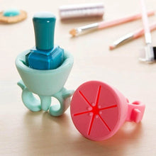 Nail Polish Holder Ring with Nail Polish Holder Stand, Fingernail Painting Tools, Manicure and Pedicure Accessories - dailyneed.life