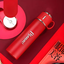 Customized Stainless Steel Vacuum Flask Set with 3 Cups – 500ML | Personalized Name Bottle Gift Combo for Boyfriend, Girlfriend, Employee - dailyneed.life