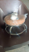 Heavy Duty Steel Base Round Rolling Stool with Wheels Pedicure Stool (1 pc) - dailyneed.life