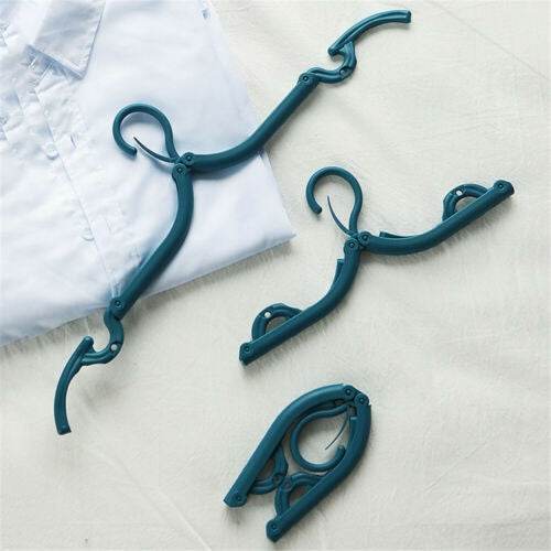 Portable & Foldable Multicolor Plastic Hangers (1pc) - dailyneed.life