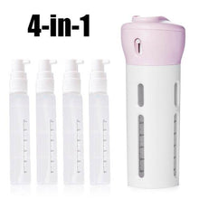 4 in 1 Travel Dispenser Bottle Set Travel Refillable Cosmetic Containers Set - dailyneed.life