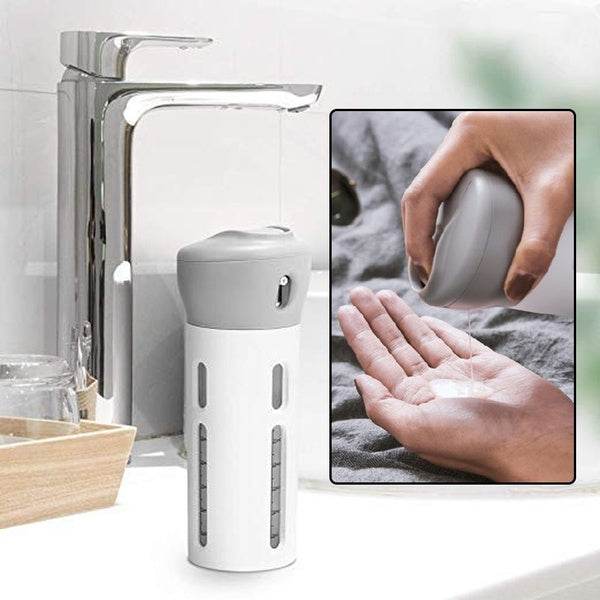 4 in 1 Travel Dispenser Bottle Set Travel Refillable Cosmetic Containers Set - dailyneed.life