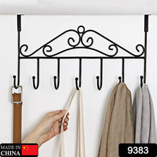 Over The Door Hanger Rack 7 Hooks Decorative Ognazier Hook (1 Pc) - dailyneed.life