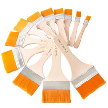 Artistic Flat Painting Brush - Set of 12 - dailyneed.life