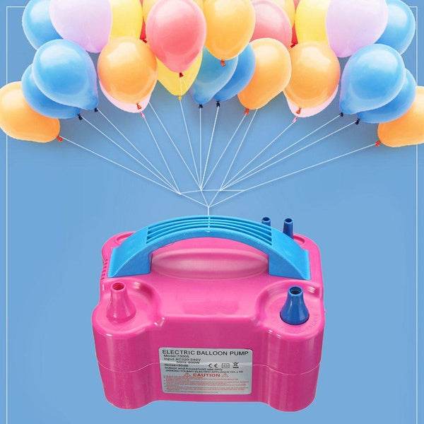 Portable Dual Nozzle Electric Balloon Blower Pump Inflator - dailyneed.life