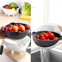 10 in 1 Multifunctional Vegetable Fruits Cutter / Slicer Shredder with Rotating Drain Basket - dailyneed.life
