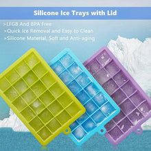 Silicone Ice Cube Trays 24 Cavity Per Ice Tray [Multicolour] - dailyneed.life