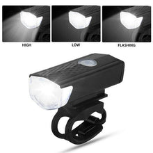 USB Rechargeable 400 Lumen Bicycle Front Headlight Cycle Light Set - dailyneed.life