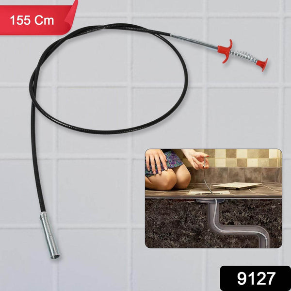 Metal Wire Brush for Kitchen Sink & Sewer Cleaning (155 cm) - dailyneed.life