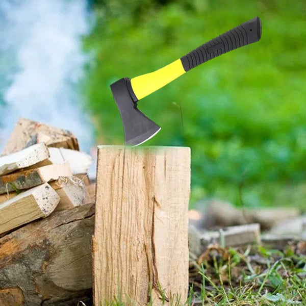 Fiberglas's Body Rubberised Handle Wood Cutting Axe - dailyneed.life