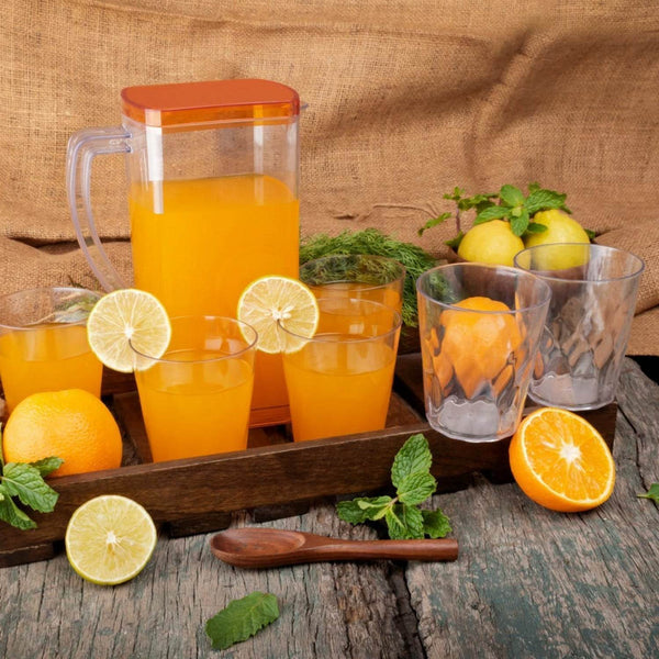 Resistant Glass Jug for Juice, Milk, Cold or Hot Beverages (plastic) - dailyneed.life