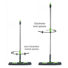 Multipurpose Wet and Dry Cleaning Microfiber Flat MOP Floor Cleaning Mop with , 360 Degree Rotating Head and Telescopic Handle Steel Rod Long Handle Dry Mops, Standard (1 Piece, Multi-Colour) - dailyneed.life
