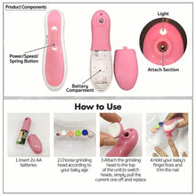 Electric Baby Nail Trimmer with Grinding Heads for Newborn Infant and Toddler - dailyneed.life