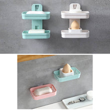 Plastic Double Layer - Soap Stand, Holder, Wall Soap Box Sturdy Vacuum Dispenser Tray - dailyneed.life