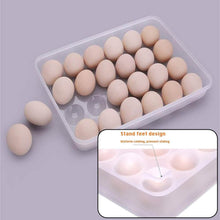 24 Grids Plastic Egg Box Container Holder Tray for Fridge with Lid for 2 Dozen Egg Tray - dailyneed.life