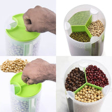 3 in 1 Transparent Air Tight Storage Dispenser Container (With Color Box) - dailyneed.life