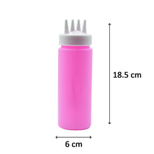 Plastic Bottles with 3 Nozzel for Sauce, Mayonnaise, Chocolate Syrup (Pack of 2Pc) - dailyneed.life