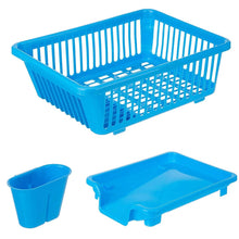 Plastic Sink Dish Drainer Drying Rack (With Brown Box) ( MOQ :- 6 Pc) - dailyneed.life
