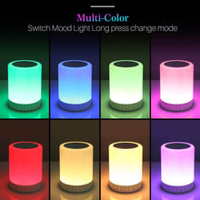 Wireless Night Light LED Touch Lamp Speaker Bluetooth speaker - dailyneed.life