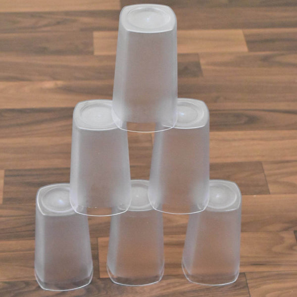 Ganesh Decent Glass, 350ml, Set of 6 - dailyneed.life