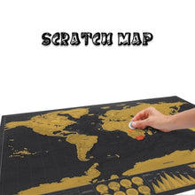 Scratch Off Map Interactive Vacation Poster World Travel Maps - dailyneed.life