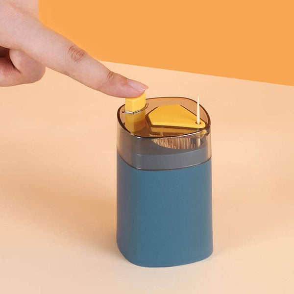 Toothpick Holder Dispenser, -Up Automatic Toothpick Dispenser for Kitchen Restaurant Thickening Toothpicks Container Pocket Novelty, Safe Container Toothpick Storage Box. - dailyneed.life