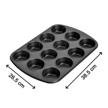 Nonstick Aluminium Muffin Tray Cupcake Pan Tray (12 Cup Cavities) - dailyneed.life