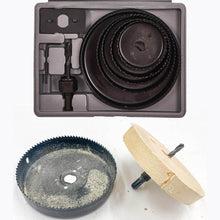 8-Piece Set Carbon Arbored Adjustable Hole Saw Set Round Circular (64 mm, 76mm1 89mm, 102mm & 127mm) - dailyneed.life