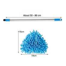 Stainless Steel Road Adjustable Triangle Mop Used for Cleaning Dusty and Wet Floor Surfaces and Tiles. - dailyneed.life