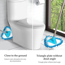 Stainless Steel Road Adjustable Triangle Mop Used for Cleaning Dusty and Wet Floor Surfaces and Tiles. - dailyneed.life