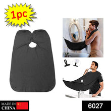 Black Beard Apron Hair Clippings Catcher Grooming Bib - dailyneed.life