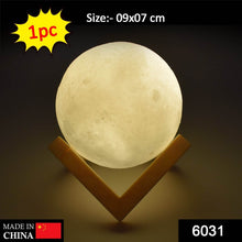 3D Moon Lamp with Color Changing Sensor Touch & Crystal Ball Stand - dailyneed.life