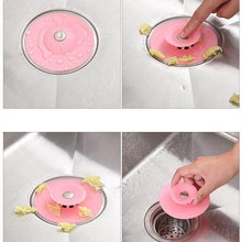 Creative 2-in-1 Silicone Sewer Sink Sealer Cover Drainer (multicolour) - dailyneed.life