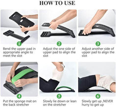 Multi-Level Back Stretcher Posture Corrector Device for Back Pain - dailyneed.life