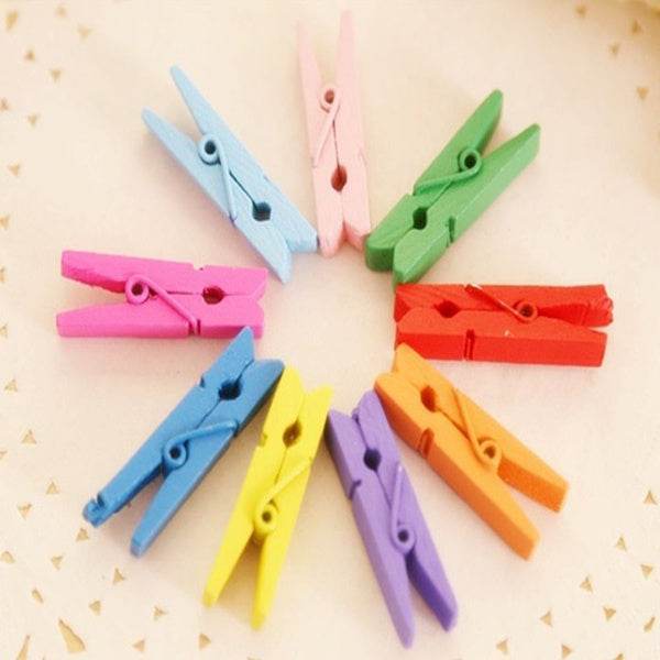 Multipurpose Wooden Clips / Cloth Pegs (Large, 500 Pcs) - dailyneed.life