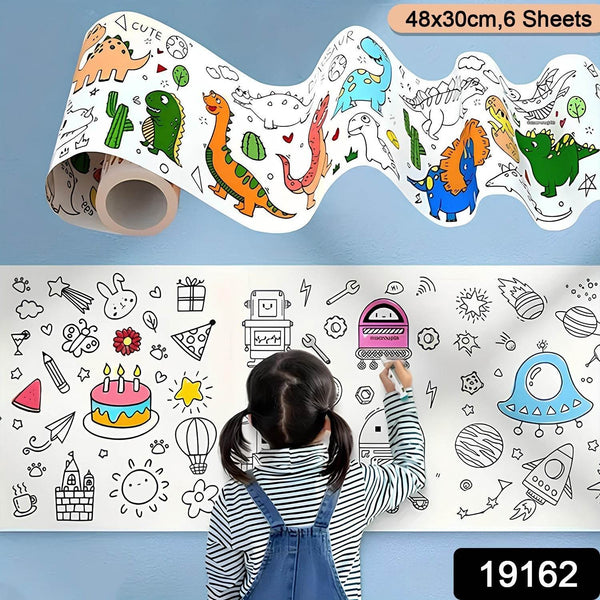 Fun and Educational Coloring Roll (1 Pc) - dailyneed.life