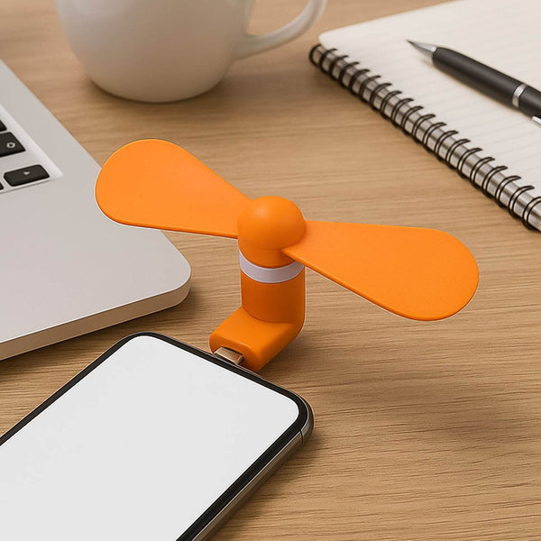 mini USB fan For Having cool air instantly, anywhere and anytime purposes (Micro Port / Mix Color) - dailyneed.life