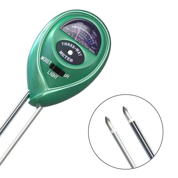 Soil Tester 3-in-1 Plant Moisture Sensor (Green) - dailyneed.life