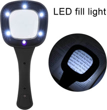 Handheld LED Magnifying Glass – 6 Lighted Magnifier for Reading & Inspection - dailyneed.life