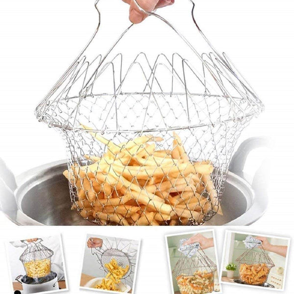 Foldable Strainer Chef Basket - dailyneed.life