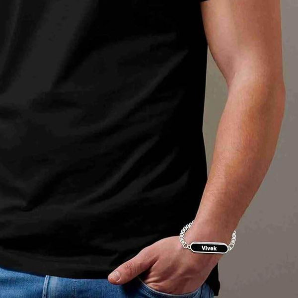Silver Customize Bracelet, Gift Bracelet (1 Pc) - dailyneed.life