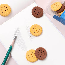 Biscuit-Shaped Erasers | Fun Rubber Stationery for Kids | Creative Birthday Gift Toy (6 Pcs Set) - dailyneed.life
