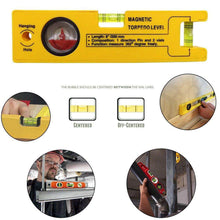 8-inch Magnetic Torpedo Level with 1 Direction Pin, 2 Vials and 360 Degree View - dailyneed.life
