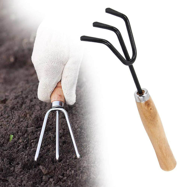 Gardening Tools Seed Handheld Shovel Rake Spade Trowel with Pruning Shear - dailyneed.life
