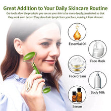 Jade Roller & Gua Sha Set – Natural Face Massager for Anti-Aging, Glowing Skin & Face Shaping (1 Pc) - dailyneed.life