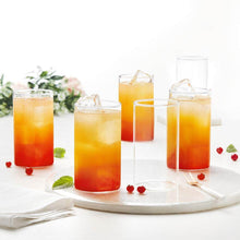Heavy unbreakable Stylish Plastic Clear look fully Transparent Glasses Set 330ml (6pcs) - dailyneed.life